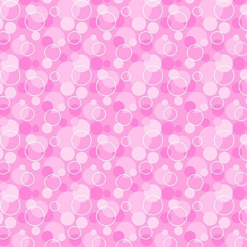 A.E. Nathan - Flannel - Comfy Prints Bubbles Pink