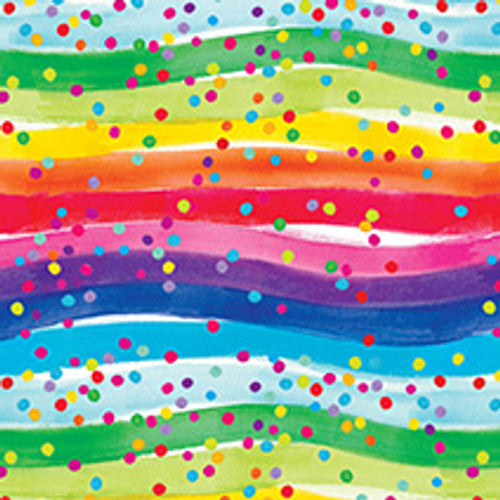 A.E. Nathan - Flannel - Comfy Prints Multi Rainbow Dot