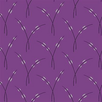 Clothworks - Purple Reign - Rice Stem - Dark Orchid