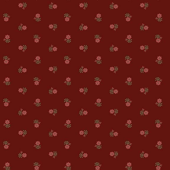 Marcus Fabrics - Star Struck - Little Flower Red
