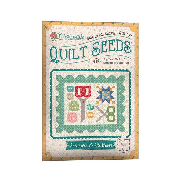 Riley Blake Designs - Lori Holt Mercantile Quilt Seeds - Scissors & Buttons