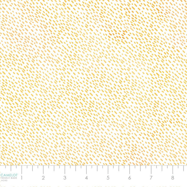 Camelot Fabrics - Welcome To Our Hive - Bee Pollen White