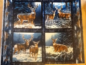 Panel - Wintergreen Deer