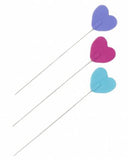Flat Head Heart Pins Boxed
