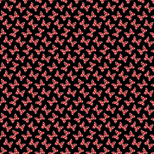 Camelot Fabrics - Minnie Mouse Dreaming in Dots - Minnie Dots Couture Black