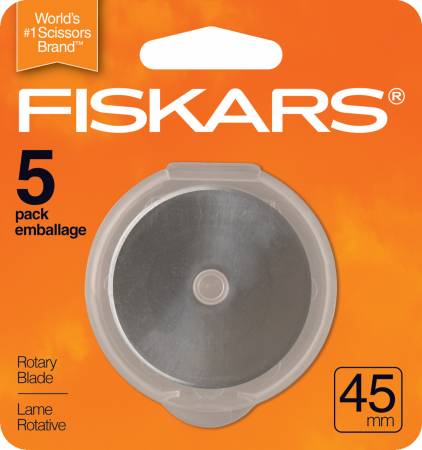 Fiskars 45mm Rotary Blades (5 pack)