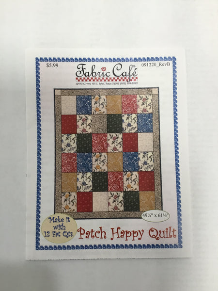 Fabric Cafe - Quilt Pattern - Patch Happy Quilt