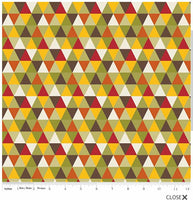 Riley Blake Fabrics - Knit - Giraffe Crossing 2 Triangles Green