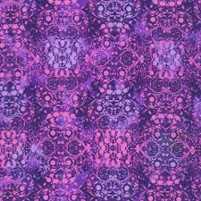 Robert Kaufman - Secret Garden - Kaleido Damask Purple