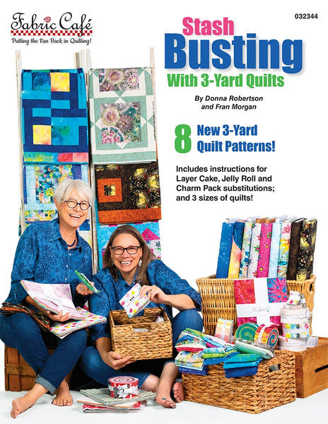 Fabric Cafe - Quilt Pattern - Stash Busting 3-Yard Quilts Book