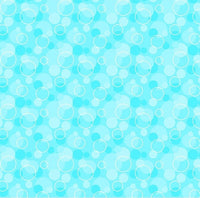 A.E. Nathan - Flannel - Comfy Prints Bubbles Aqua