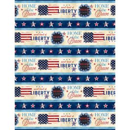 Wilmington Prints - Americana - Repeating Stripe Multi