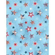 Wilmington Prints - Americana - Stars Denim