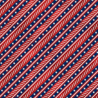 Wilmington Prints - Americana - Diagonal Stripe Red