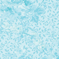 Benartex - Rose Whispers 108" - Aqua