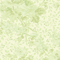 Benartex - Rose Whispers 108" - Green