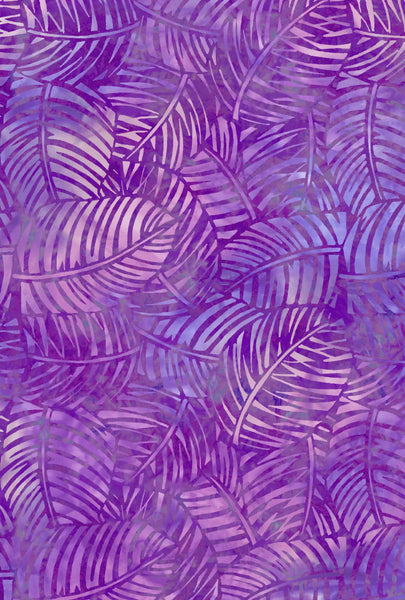Wilmington Prints - Palm Leaves 108” - Purple