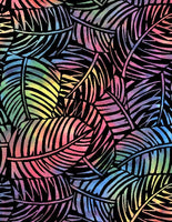 Wilmington Prints - Palm Leaves 108” - Lt. Gray