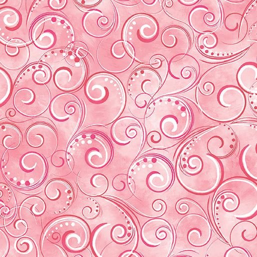 Benartex - Pearl Splendor - Flamingo Pink