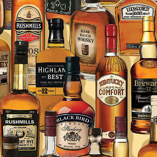 Benartex - Top Shelf - Whiskey & Rye Multi