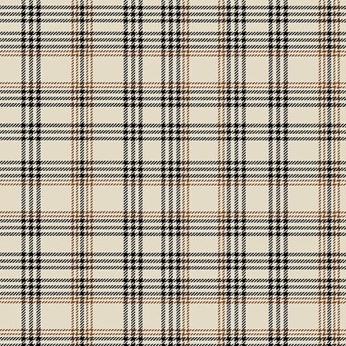 Benartex - Cozy Cabin - Plaid Cream