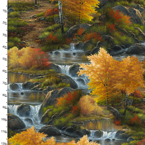 3 Wishes Fabrics - Nature Walk - Autumn Glory Multi