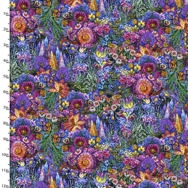 3 Wishes Fabrics - Astral Voyage - Floral Multi