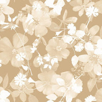 Marcus Fabrics - Sun Moments - Floral Lt Tan