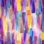 Hoffman Fabrics - Luminous Love - Pansy