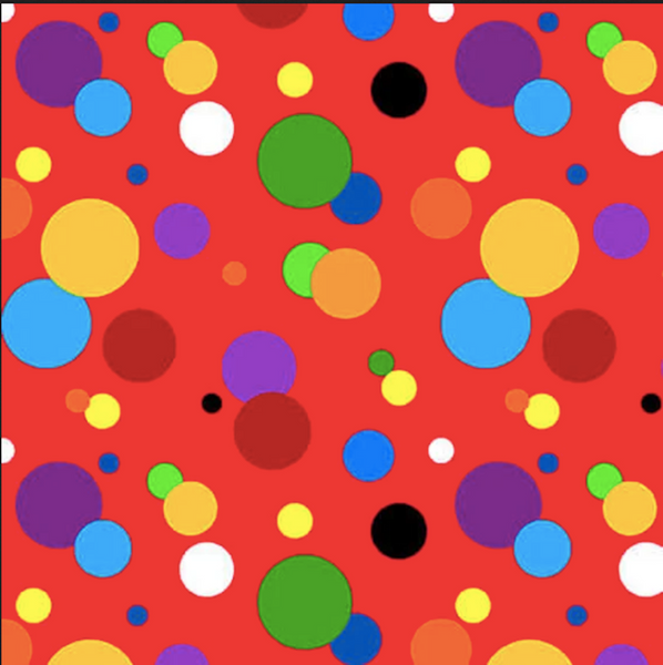 Blank Quilting - Nitty Gritties - Dots Red