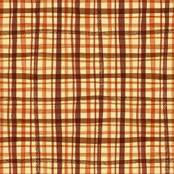 Michael Miller Fabrics - Fall Provisions - Autumn Plaid Rust