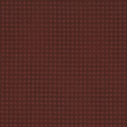 Benartex - Blushed Houndstooth - Cranberry