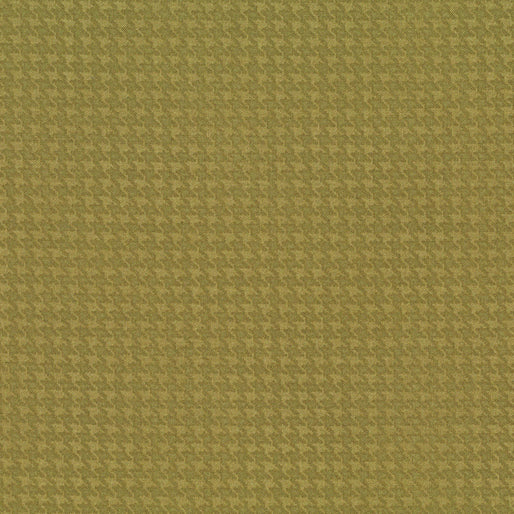 Benartex - Blushed Houndstooth - Moss