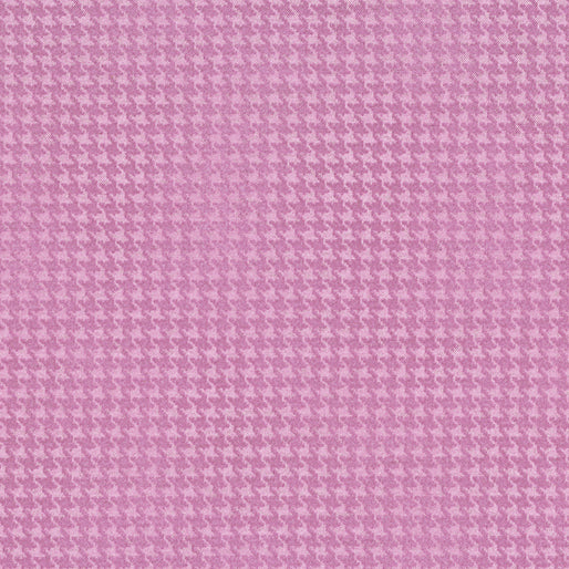 Benartex - Blushed Houndstooth - Lilac