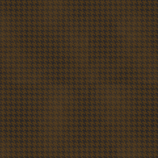 Benartex - Blushed Houndstooth - Chocolate