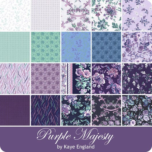 Wilmington Prints - Purple Majesty 5” Stacker