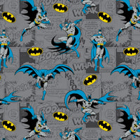 Camelot Flannel - Batman - Grey