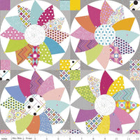 Riley Blake Designs - Colour Wall - PRINTED Appliqué Quilt Design