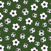Benartex - World Cup - Soccer Balls Green