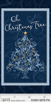 P&B Textiles - Christmas Shimmer - Oh, Christmas Tree Panel