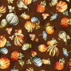 Michael Miller Fabrics - Fall Provisions - Pumpkin Field Brown