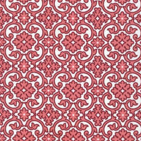 Robert Kaufman - Softly - Quatrefoil Red