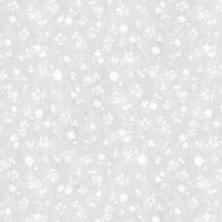Wilmington Prints - Fields of Gold - Floral Silhouettes Gray