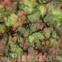Hoffman Fabrics - Tie Dye Batik - Grasshopper