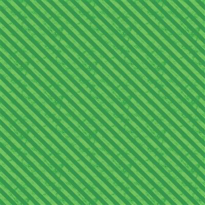 Clothworks - Noah & Friends - Diagonal Stripe Green