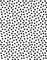 Wilmington Prints - On the Dot - White with Black Dots