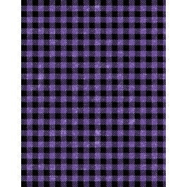 Wilmington Prints - Gnome-ster Mash - Buffalo Checks Purple