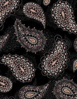 Wilmington Prints - Paisley Place - Paisleys Black