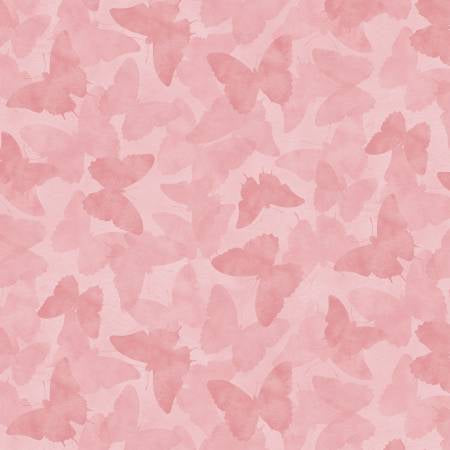 Wilmington Prints - Daydream Garden - Tonal Butterflies Pink