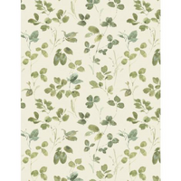 Wilmington Prints - Green Fields - Leaves Cream